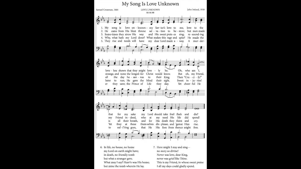 My Song Is Love Unknown - Alto