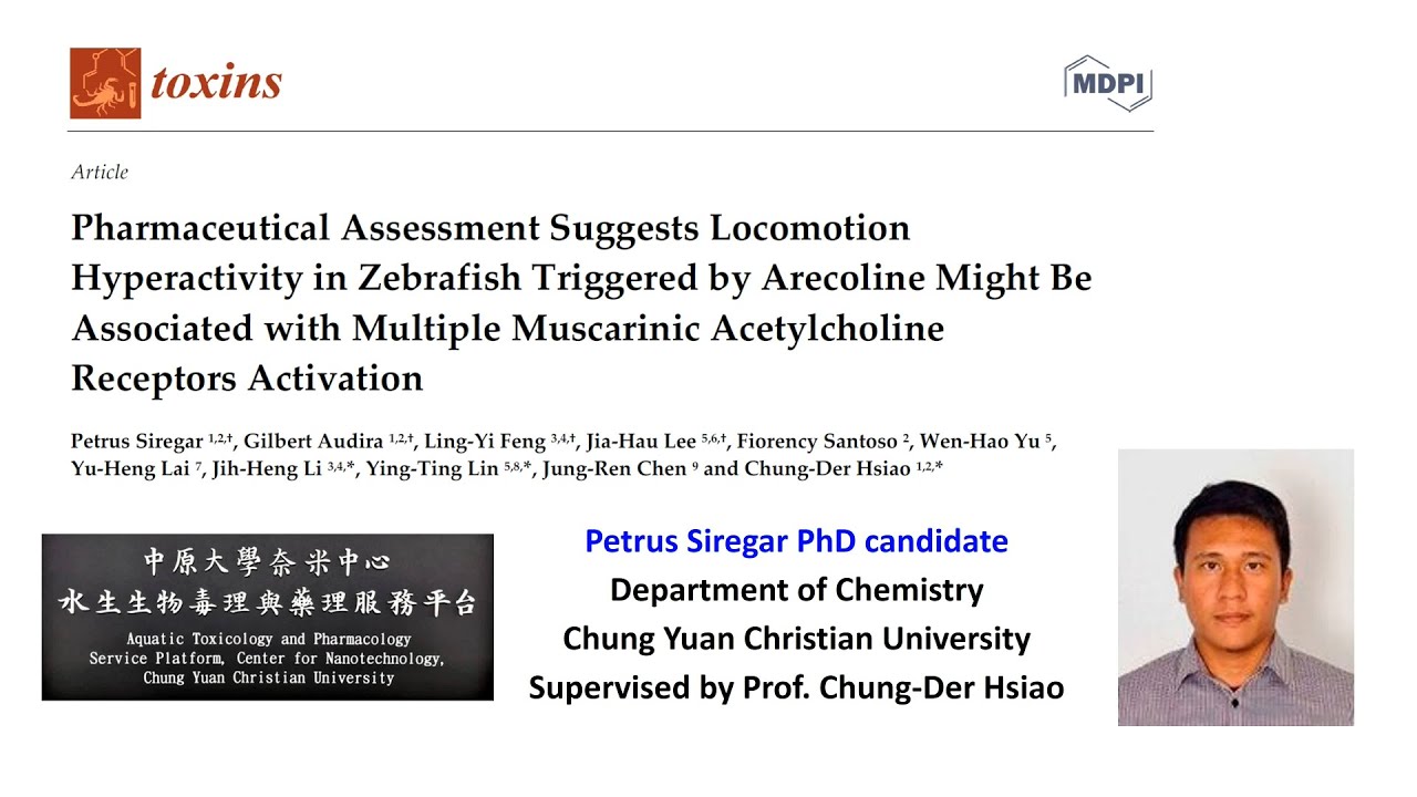 Locomotion Hyperactivity in Zebrafish Triggered by Arecoline