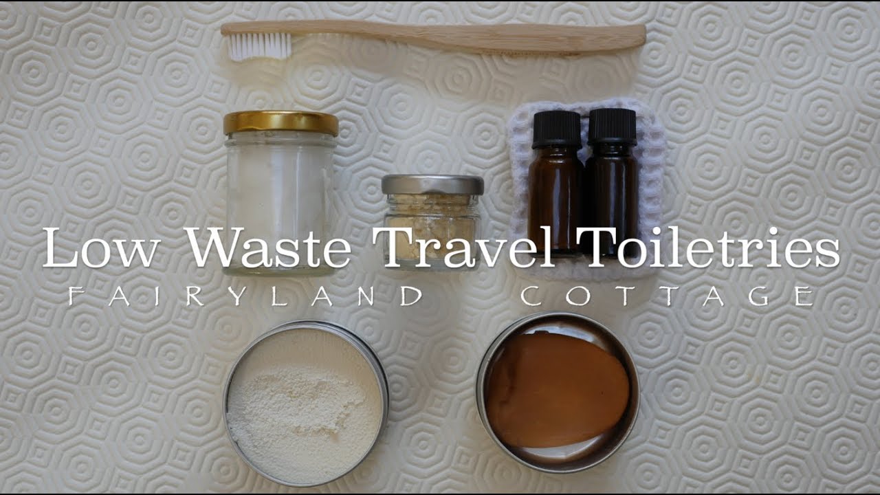 Low Waste Travel Toiletries - Simple and Minimal