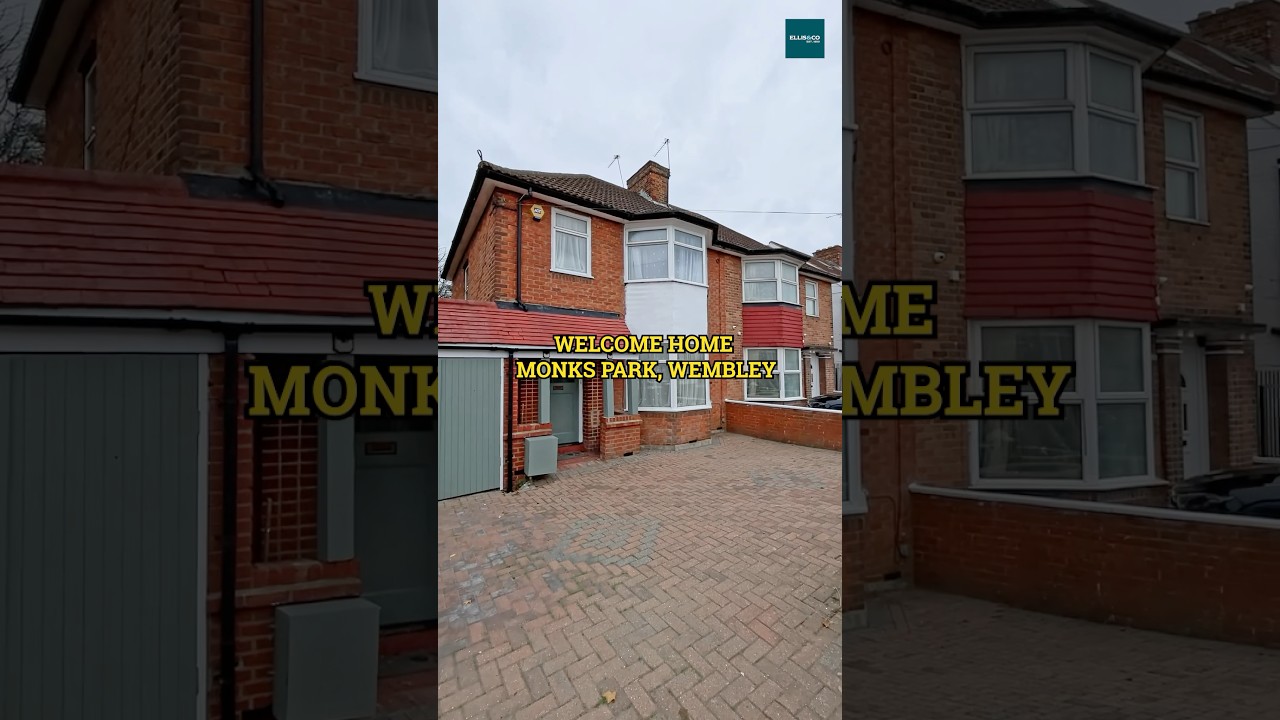 Inside a Spacious 3-Bedroom Semi-Detached Home in Wembley | Monks Park Walkthrough #londonhomes #uk