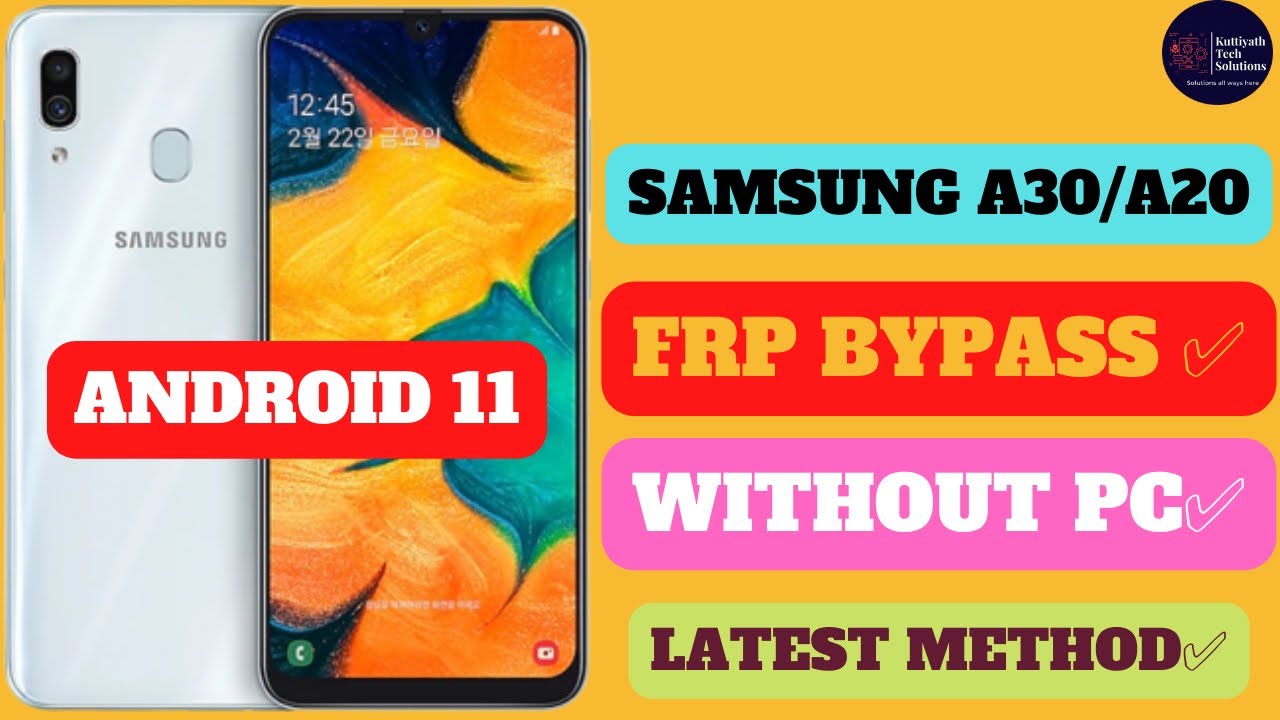 SAMSUNG A20/A30 FRP BYPASS||ANDROID 11 || WITHOUT PC||LATEST METHOD