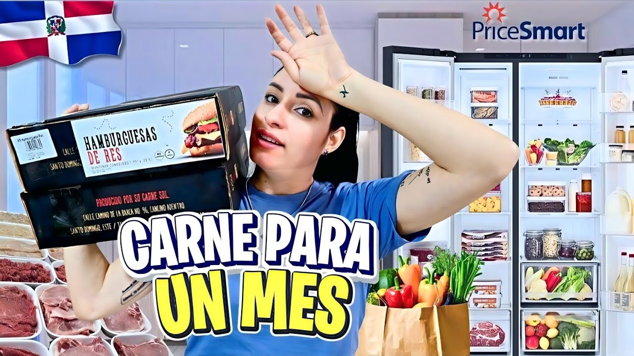 COMPRÉ CARNE PARA TODO EL MES en PRICEMART 🇩🇴// Así la ORGANIZO y AHORRO
