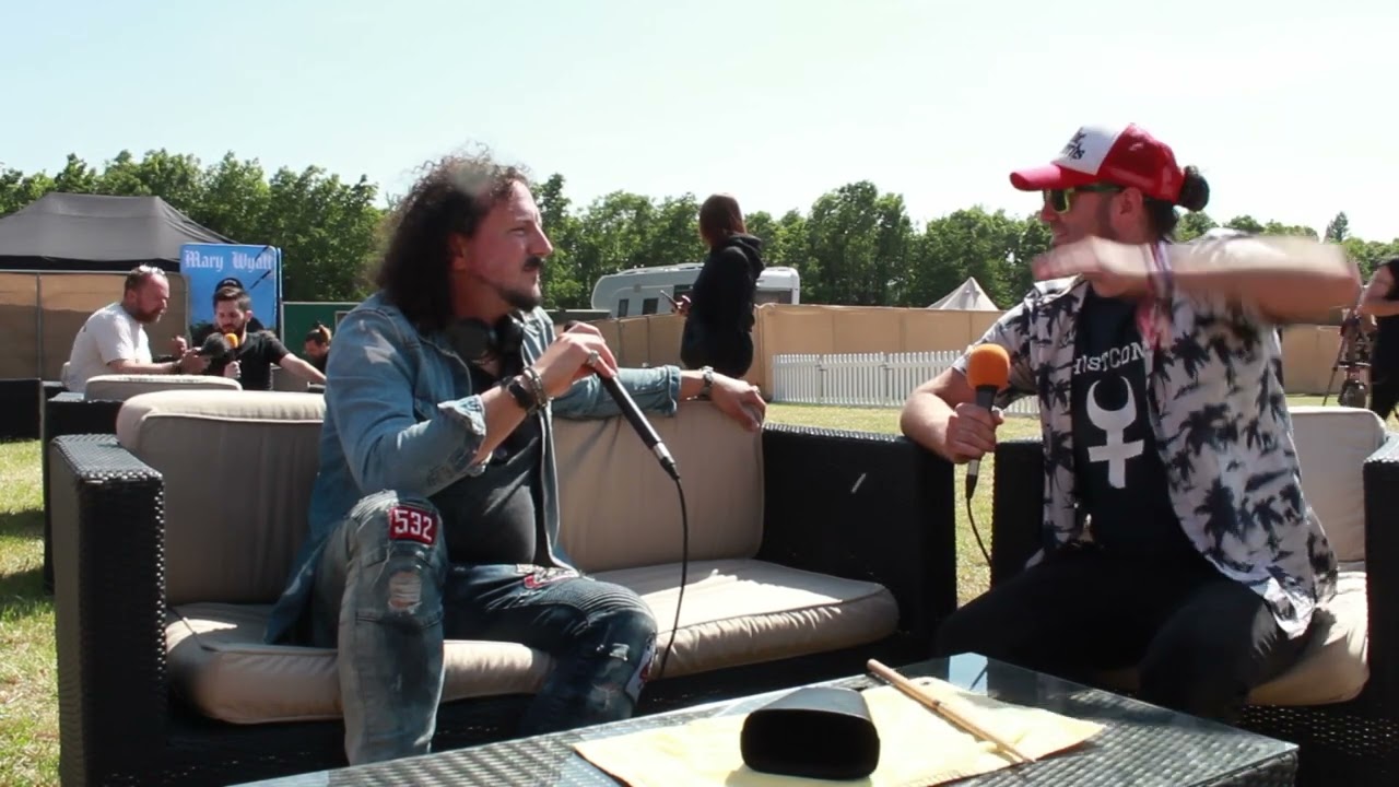 Haken talk to Xander for TotalRock at Download 2023