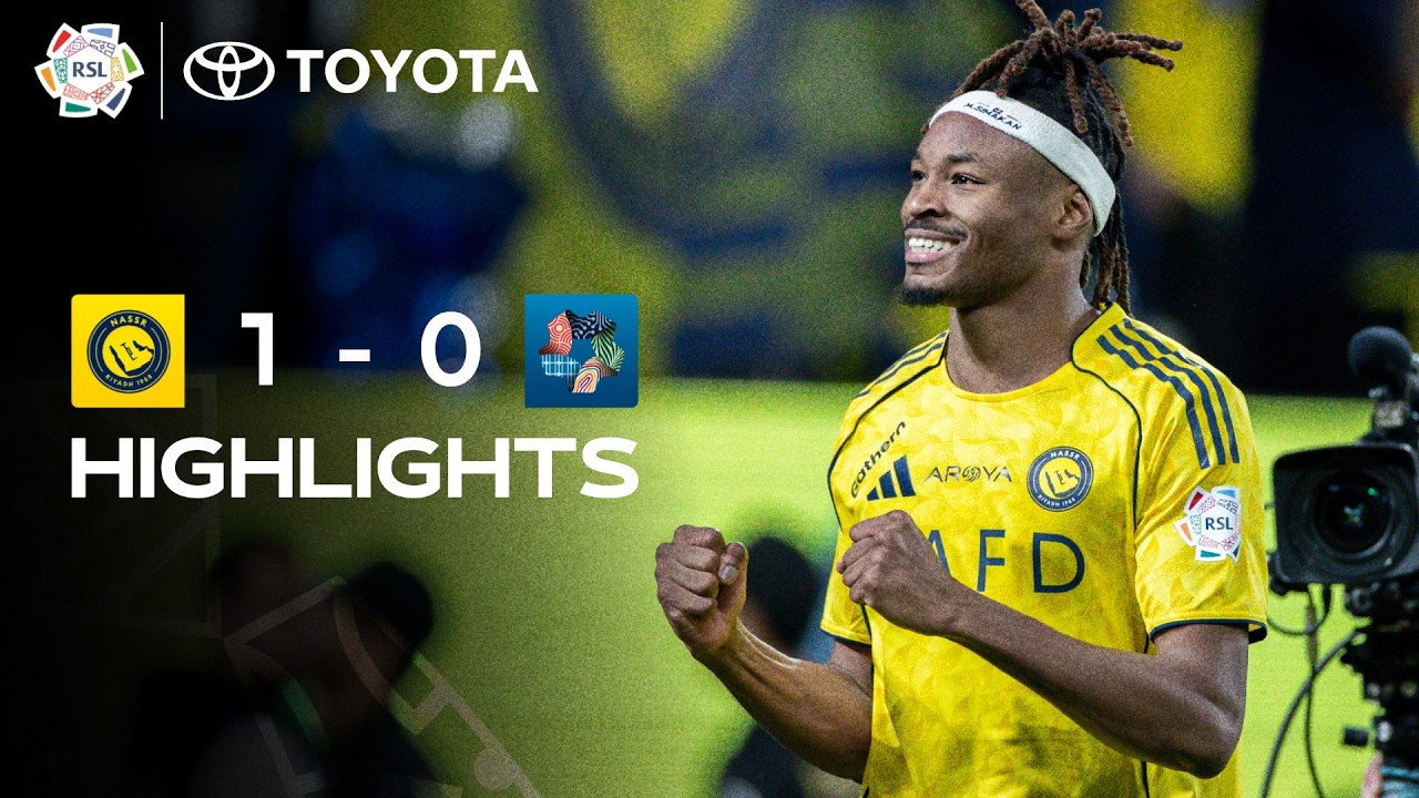 Mohamed Simakan wins in deep in stoppage time for Al Nassr! ⭐️ | Powered by Toyota