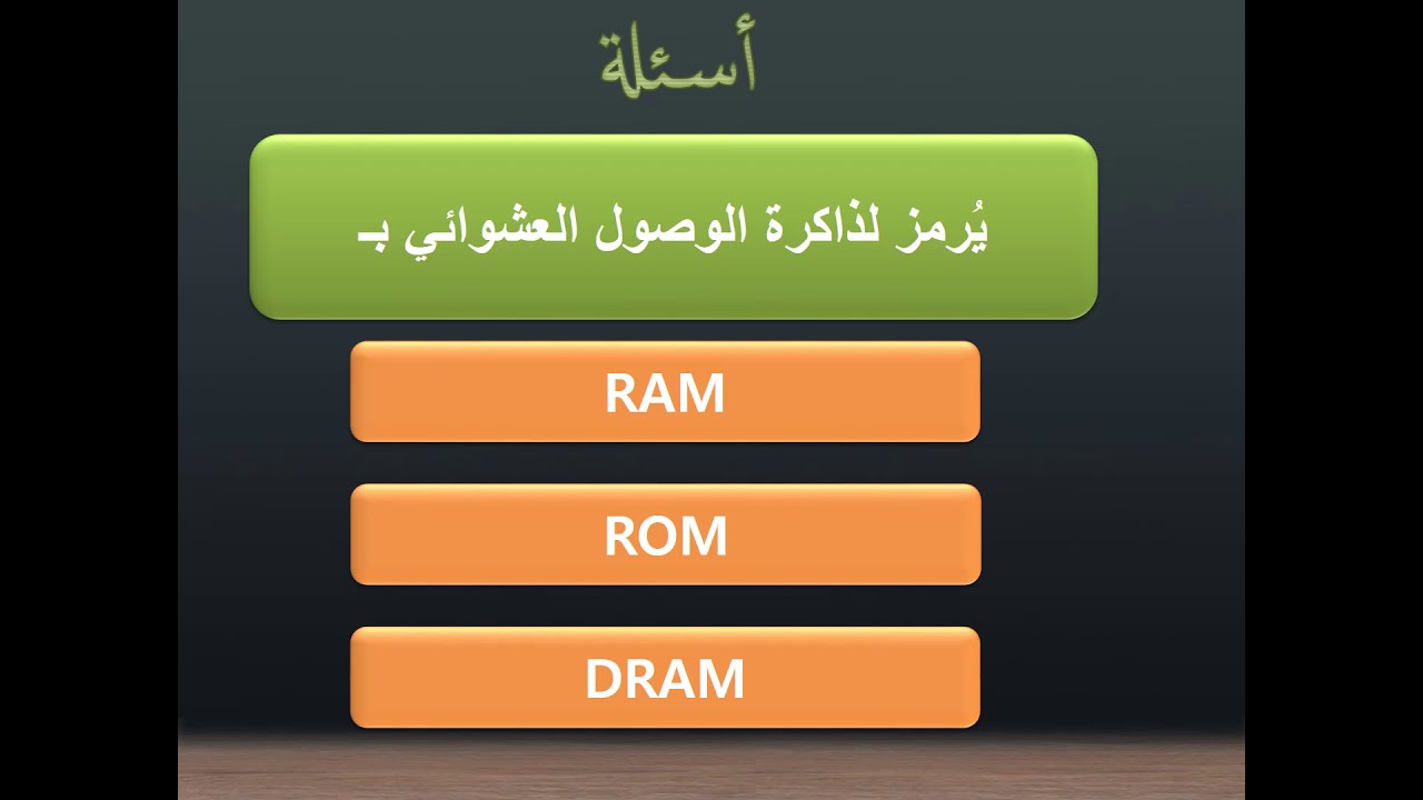 الفرق بين الذاكرة العشوائية وذاكرة القراءة فقط في الحاسوب (RAM & ROM)