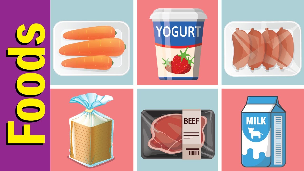 Песенка-песенка о продуктах питания для детей дошкольного возраста | Веселый английский для детей