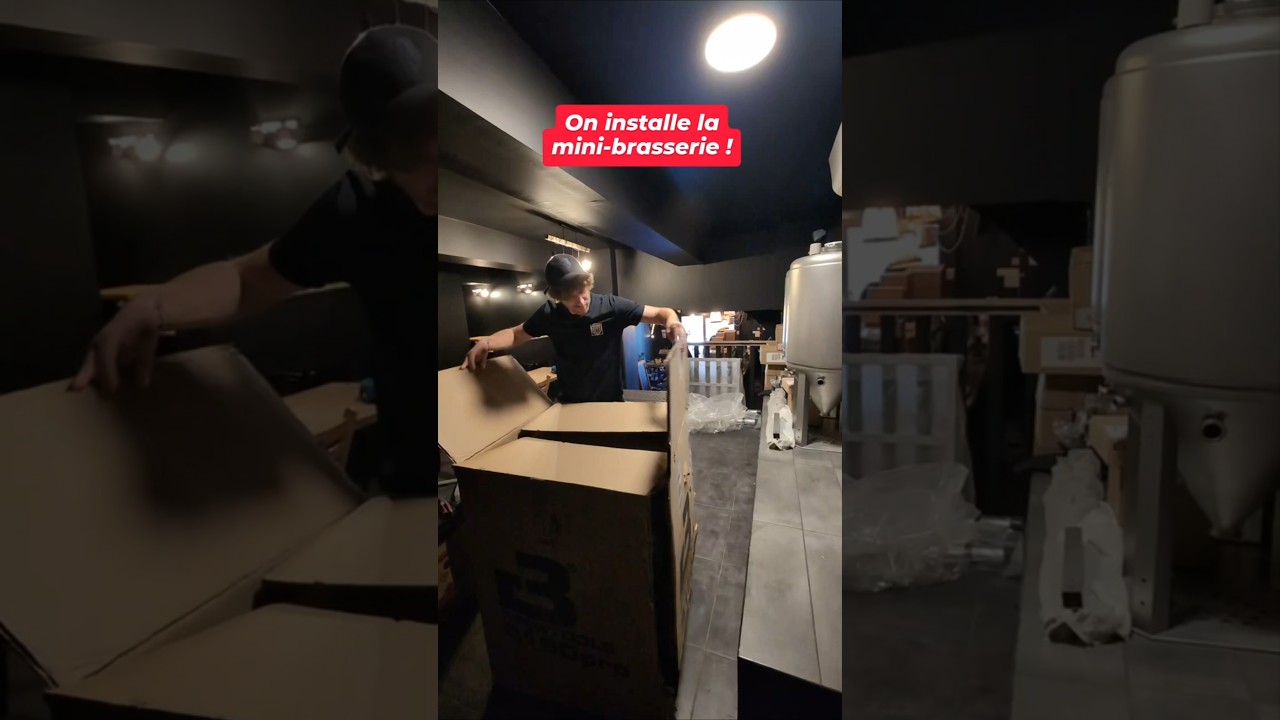 ON INSTALLE LA MINI BRASSERIE