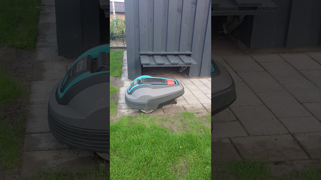 Garage for robot lawnmower Gardena r40li
