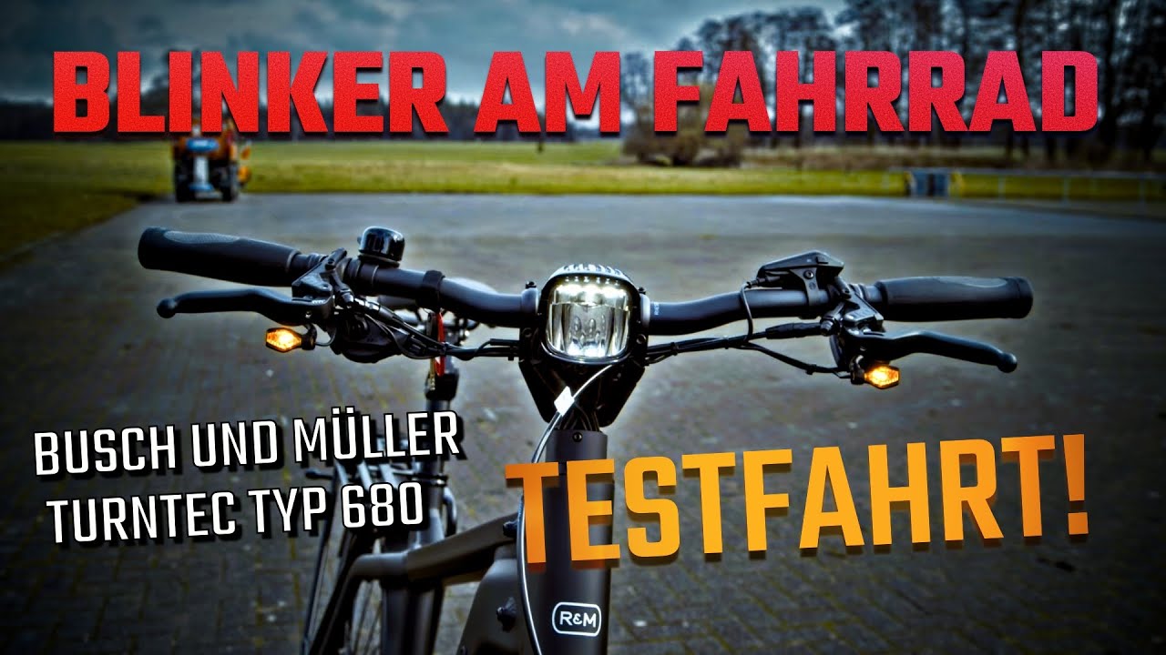 Fahrradblinker Busch und Müller Turntec Typ 680 am Riese und Müller Charger4 Touring - Testfahrt!