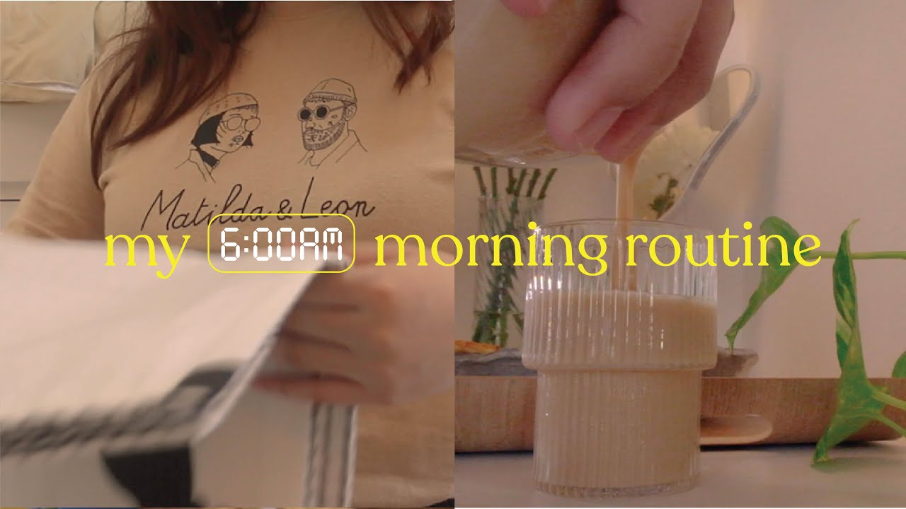 waking up at 6am 🌤 • my productive morning routine