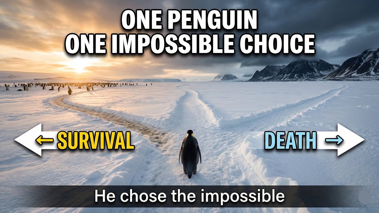 The Penguin Who Walked Away Alone, A True Story That Will Change How You See Life