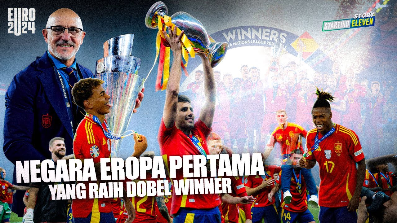 Inggris Going Home, Spanyol Jadi Tim Tersukses dalam Sejarah Eropa