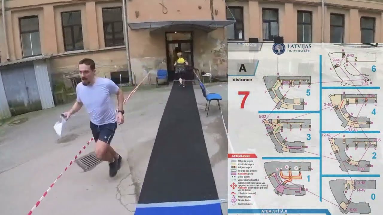 Rīgas Telpu Orientēšanās Kauss 2025 - Latvijas Universitātes Ekonomikas fakultāte