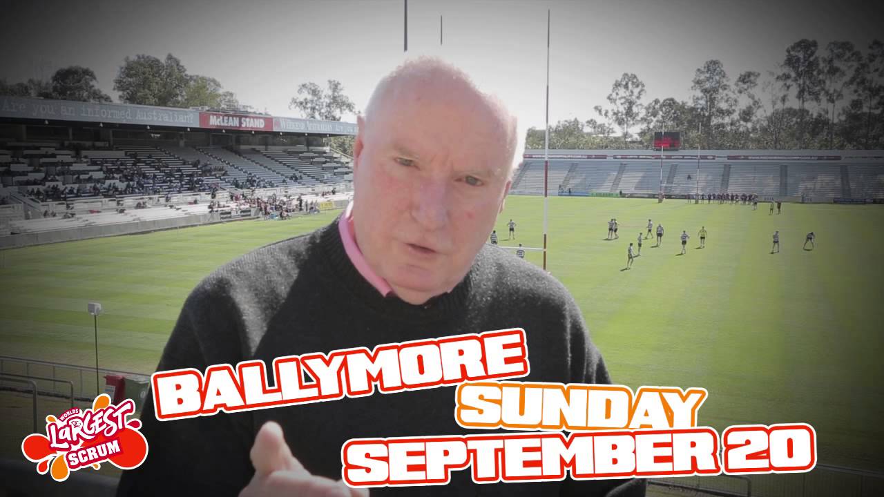 Join Ray Meagher in the World's Largest Scrum