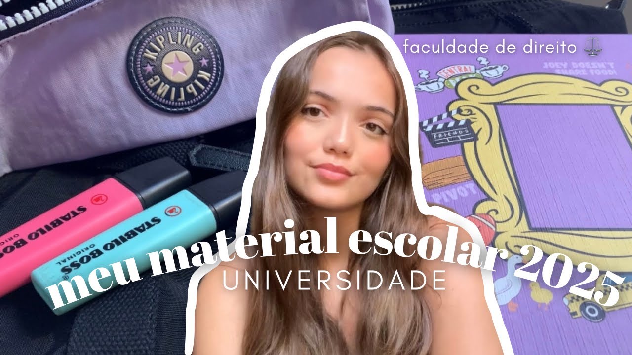 Meu Material Escolar 2025 // Faculdade de Direito ⚖️