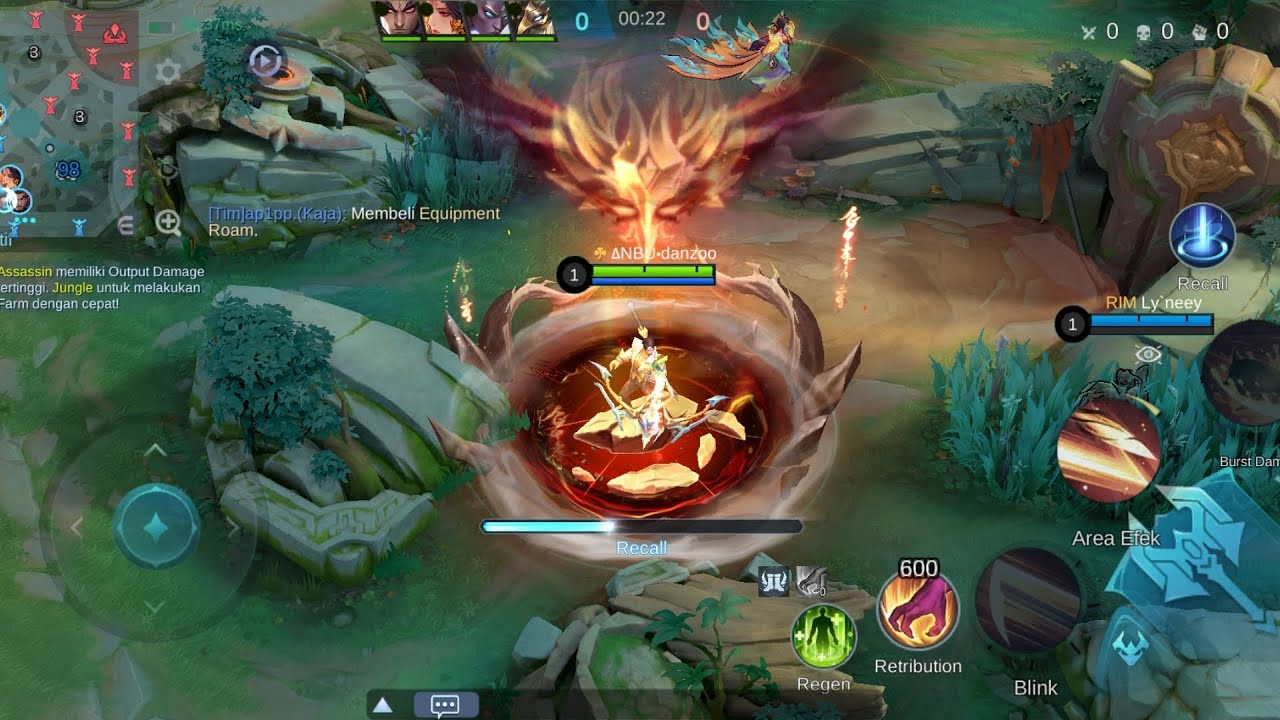 ∆NBU•danzoo || farming cepat menit 8 yss lv 15 . musuh auto ga main ⚔️🔥#mobilelegends #gameplay 