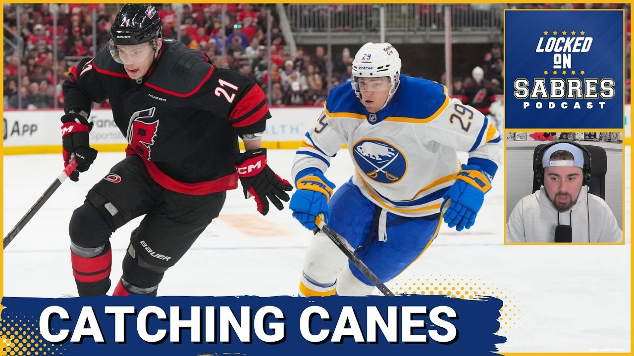 Buffalo Sabres TRACKING DOWN Hurricanes for first place in the Eastern Conference