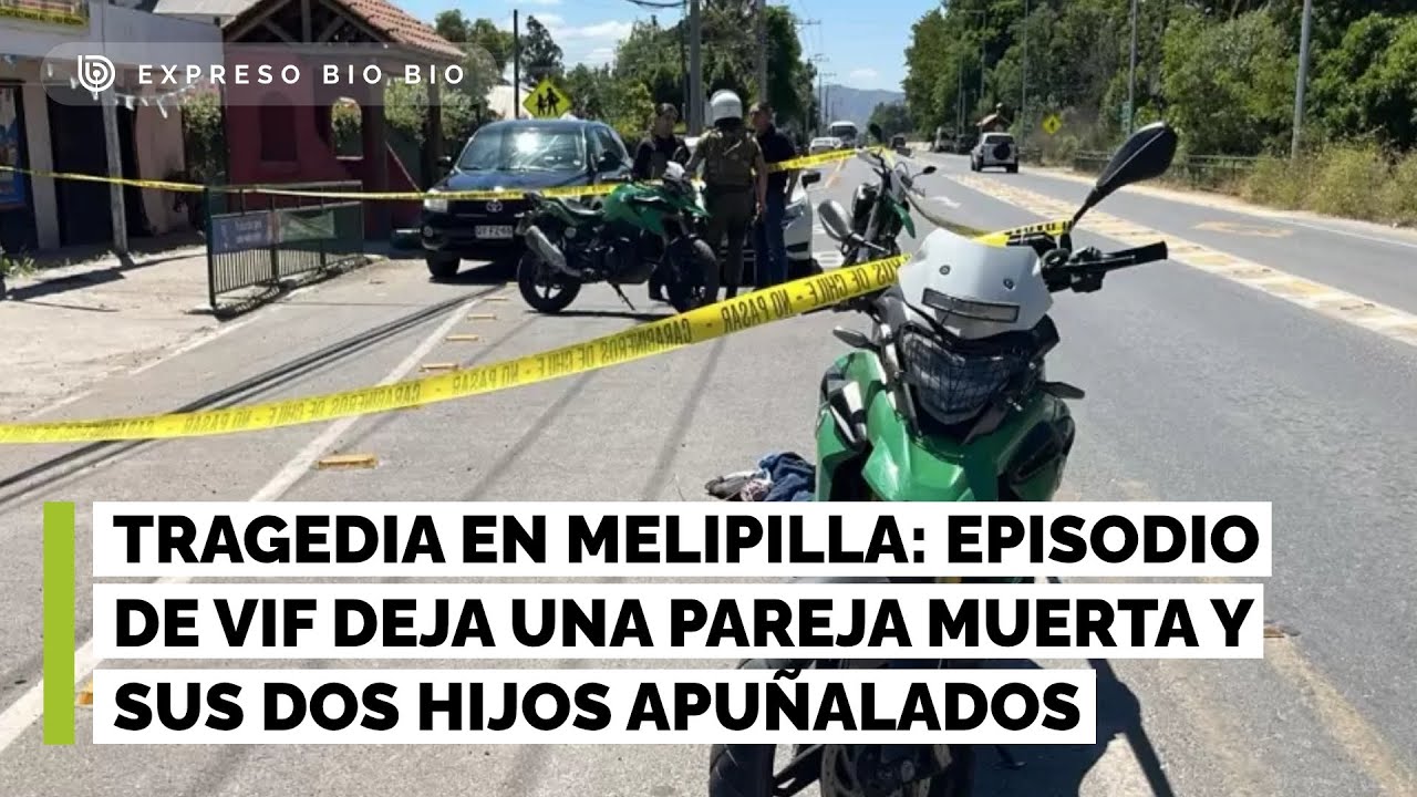 Tragedia en Melipilla: episodio de VIF deja una pareja muerta y sus dos hijos apu&ntilde;alados