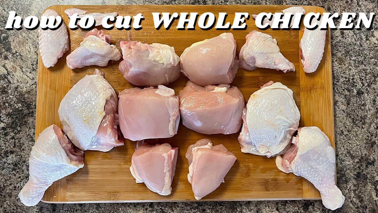 HOW TO CUT A WHOLE CHICKEN (Step by Step SLOWLY) | How's the Taste?