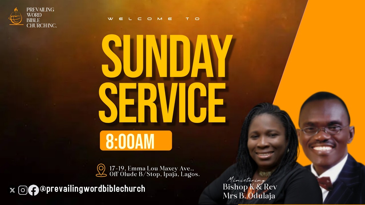 SUNDAY SERVICE| MARCH 15TH, 2026