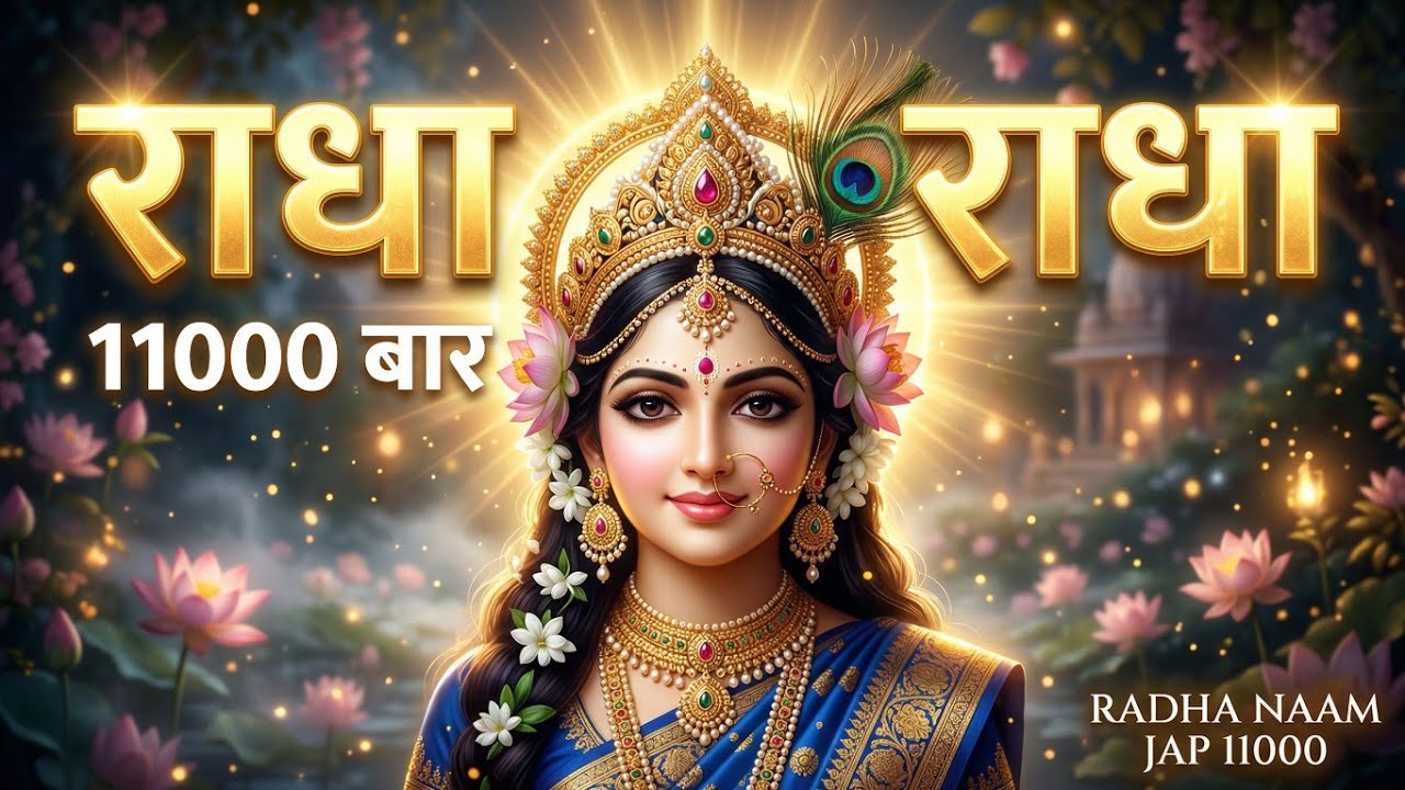 रोज़ सुबह राधा नाम का जाप | Daily Morning Radha Naam Jaap | Radha Naam Dhun | Radha Rani Bhajan LIVE