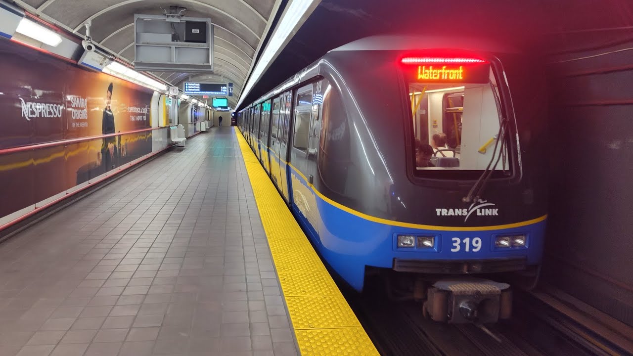 VANCOUVER SKYTRAIN: Станция Granville (полный тур по станции)