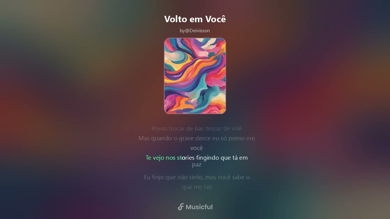 Volto em Você
