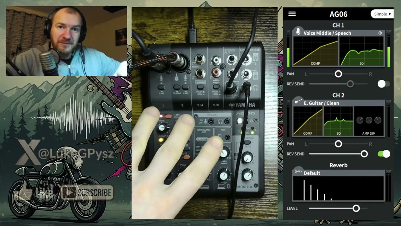 Yamaha AG06 MK2 - mixer review