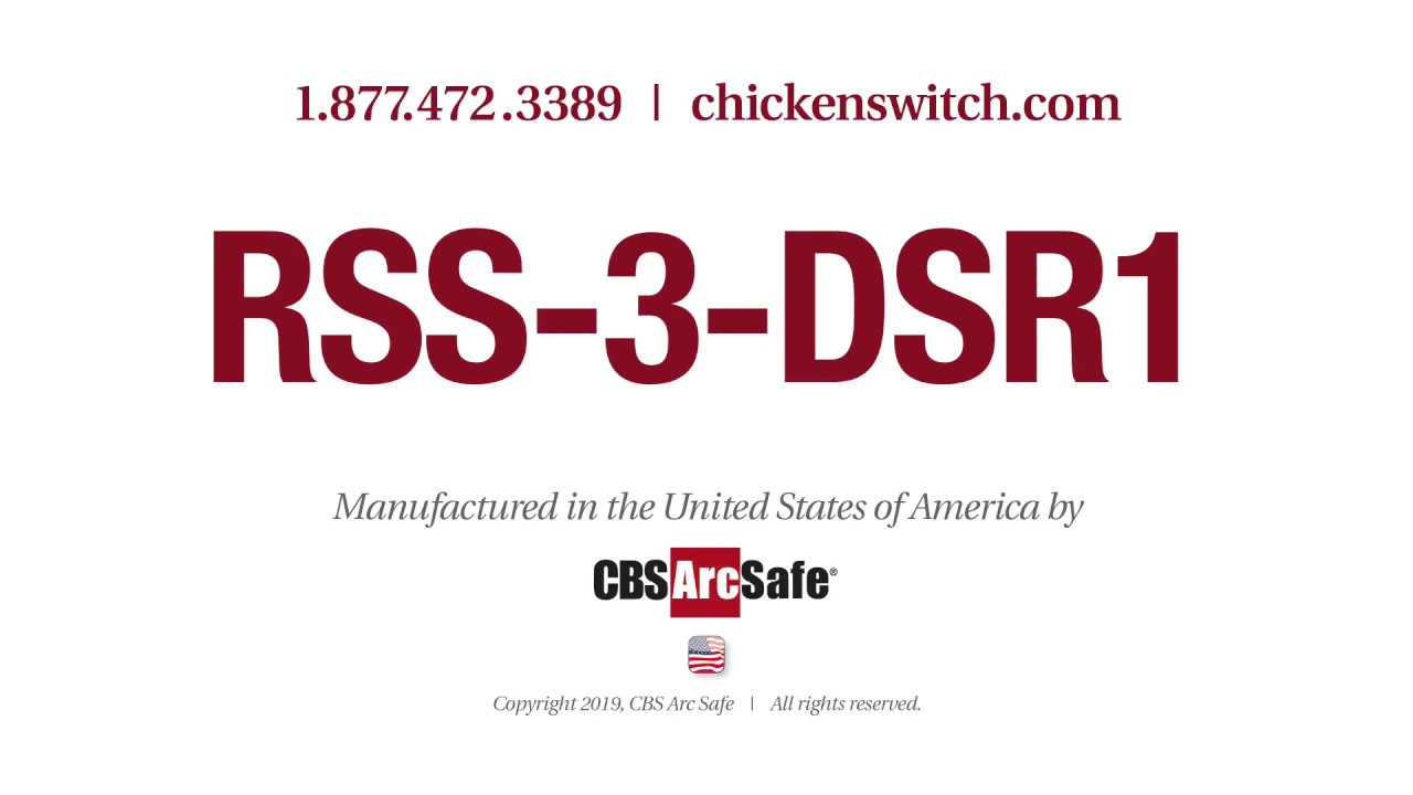 CBS ArcSafe&reg; - CBS RRS-3-DSR1 Westinghouse DS and DSII Remote Racking Device