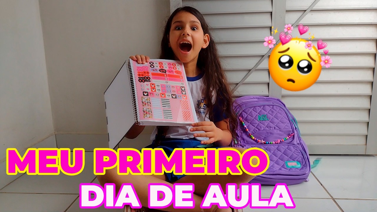 Vlog Meu Primeiro Dia De AULA 2026 🧡✨