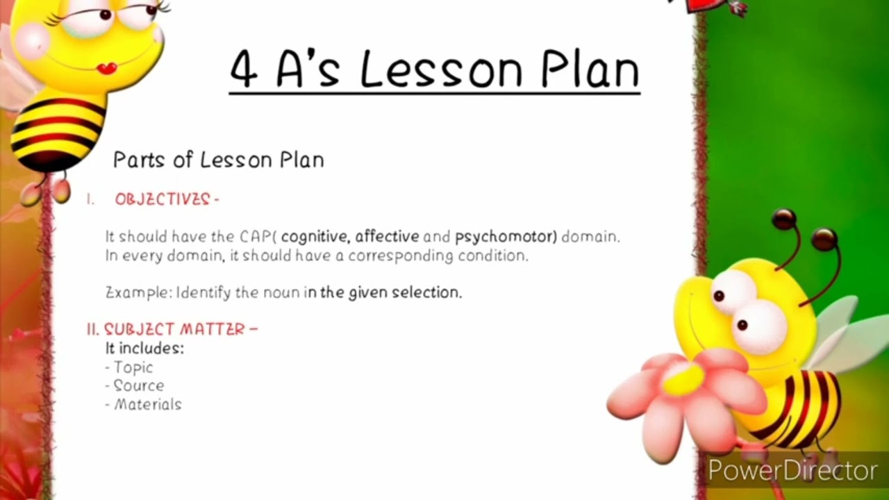 4As LESSON PLAN ELEMENTARY