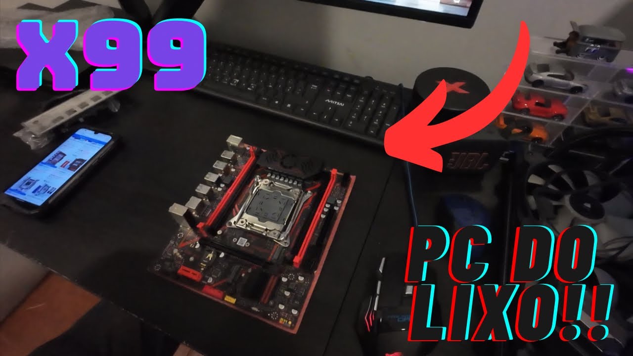 NOVA Placa Mãe do PC do LIXO!!! 