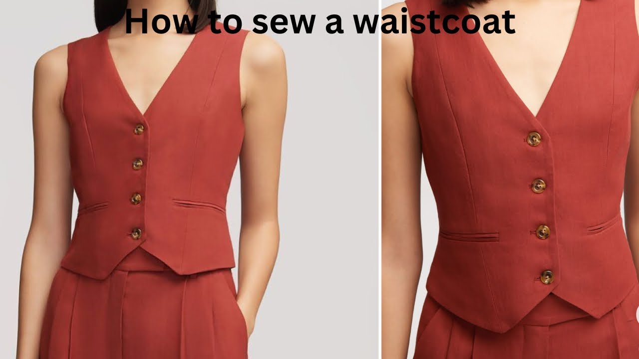 How to draft and sew a waistcoat