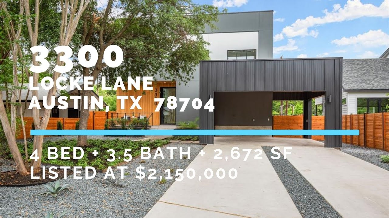Stunning new build in Austin, TX - 3300 Locke Lane! | Chris Anderson, Austin Realtor