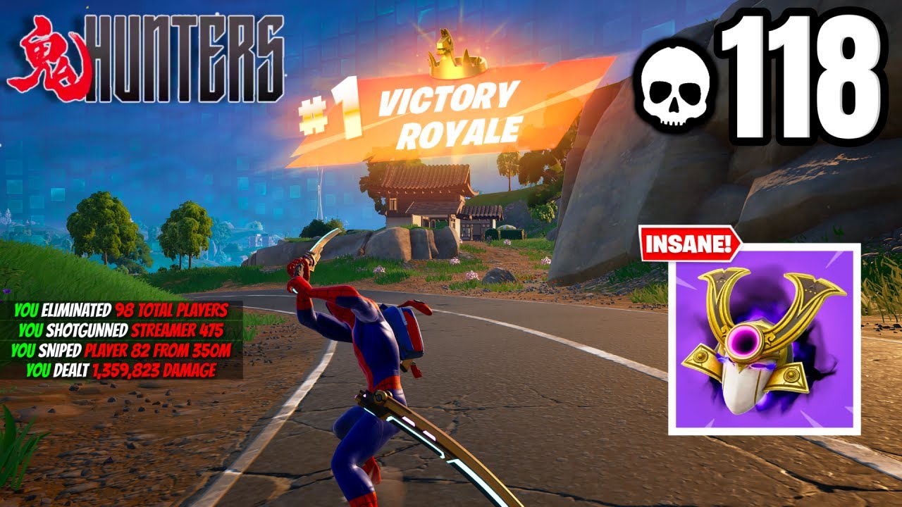 118 Elimination Solo vs Squads Wins Full Gameplay (Fortnite Chapter 6 Season 1)