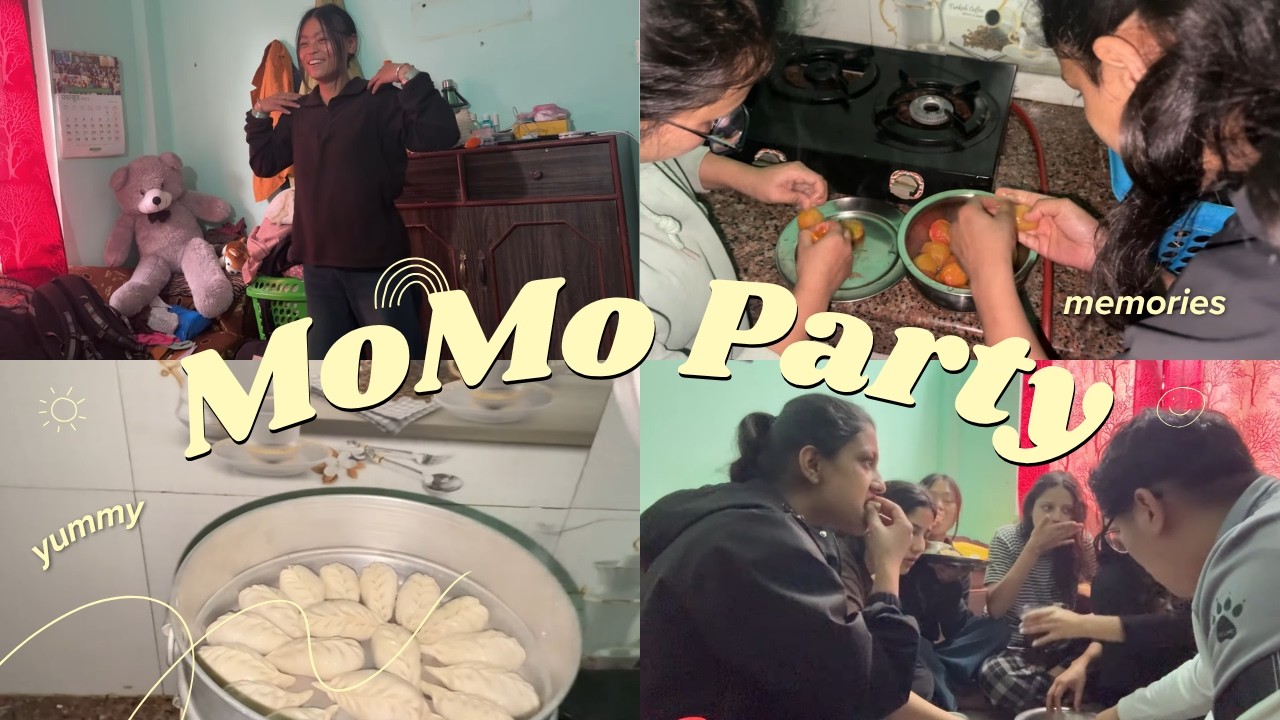 Momo part & Soniya ko birthday treat 🥟🙉