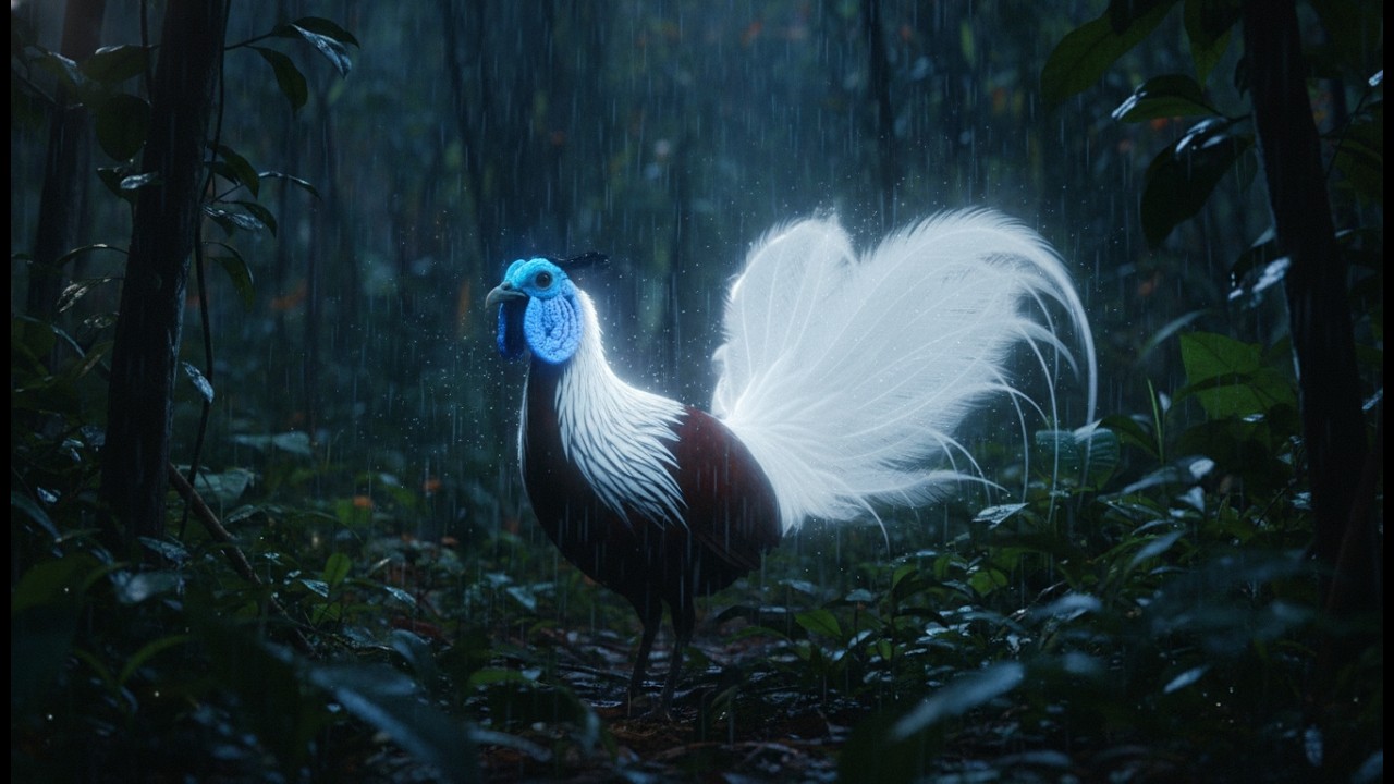 Is This Real? The 'Ghost Heart' Alien Bird Transformation (Borneo 4K)