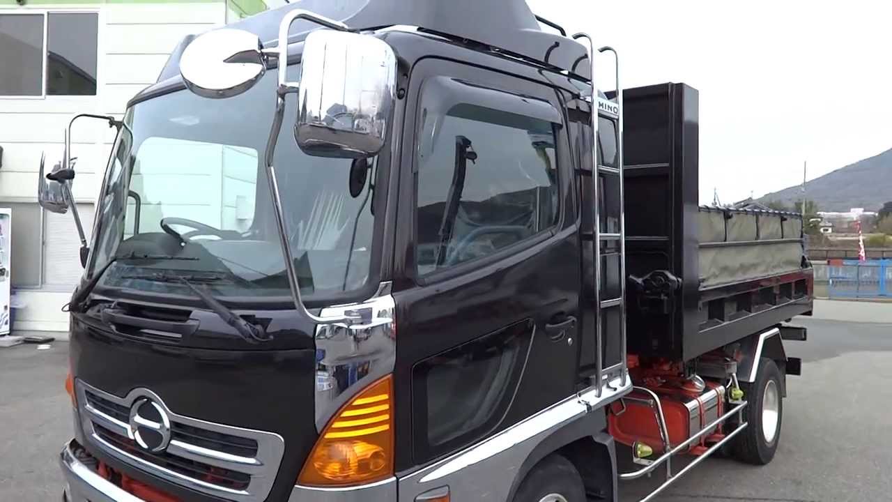中古トラック 日野 レンジャー メッキ カスタム スライドダンプ ローダーダンプ 外装 下回り