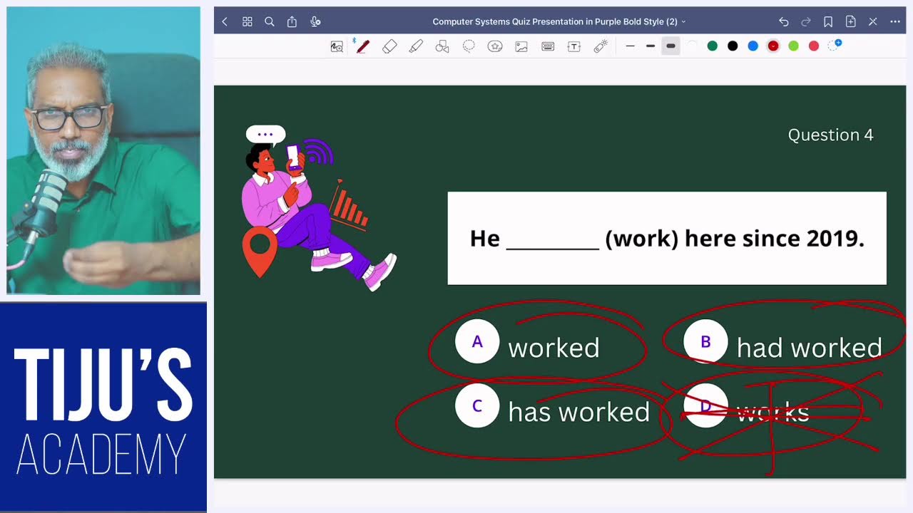 OET/IELTS Grammar QUIZ By Tiju Antony from Tiju's Academy