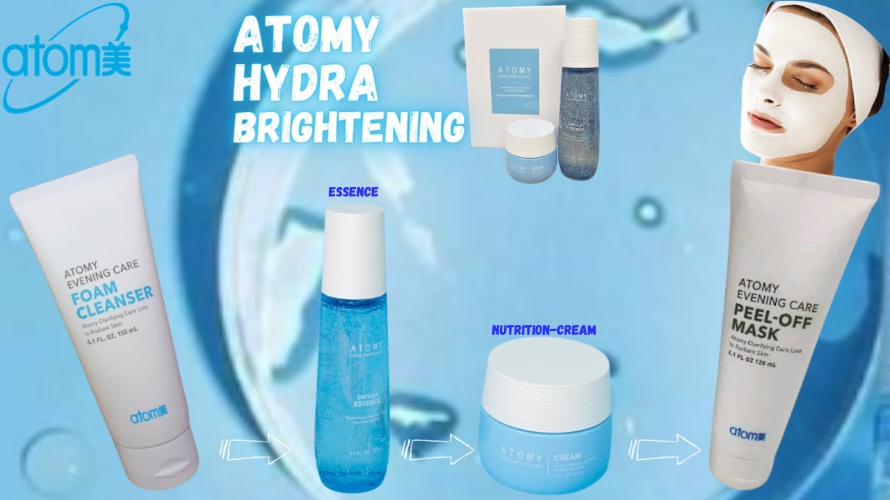 Atomy HYDRA BRIGHTENING || Clean with Foam-Cleanser*Nourish with Hydra*Cover with Peel-off-Mask ||