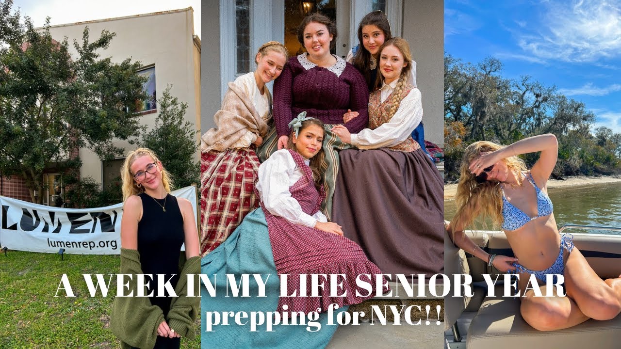 WEEK IN MY LIFE FLAGLER COLLEGE | Theatre Arts Major | Charity Walton