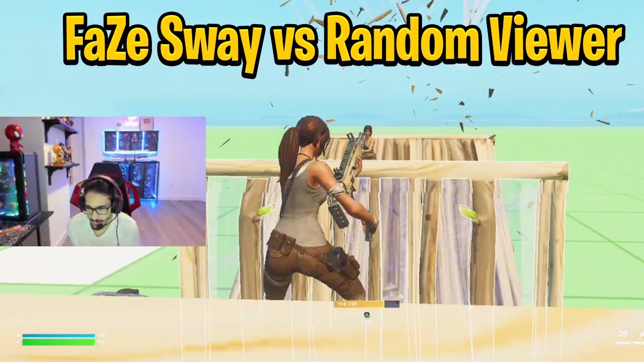 FaZe Sway против случайного зрителя: бои сборок 1 на 1!