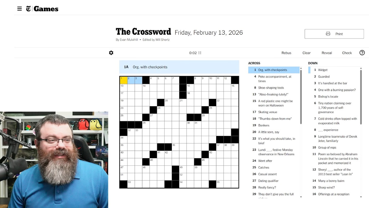 Learning Crossword Week 90 | NYT Crossword Friday Feb 13th, 2026