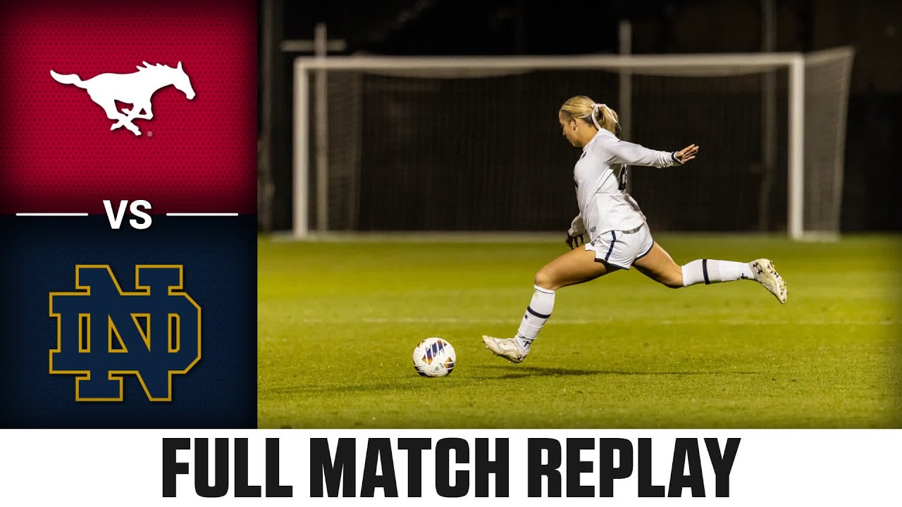 SMU vs. Notre Dame Full Match Replay | 2025 ACC Women's Soccer