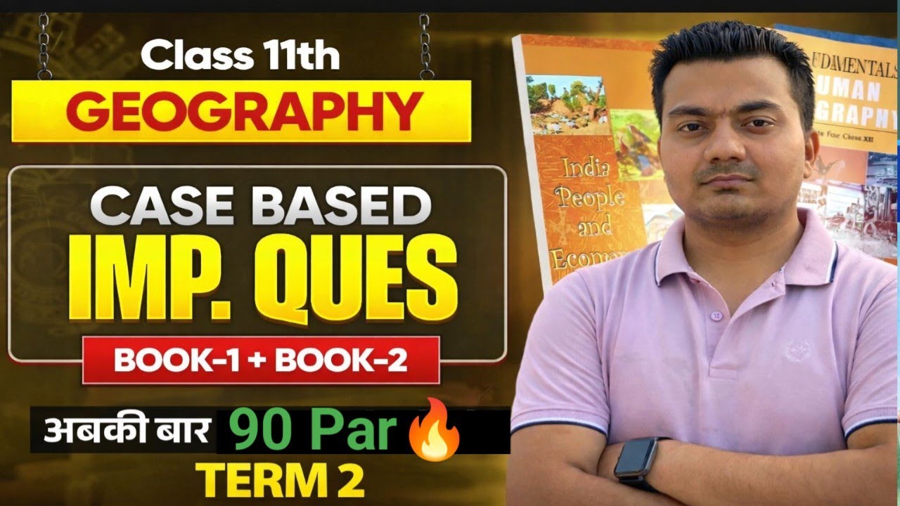 Class 11 Geography Important Questions+ Map🔥 2026 | Term 2 Most Expected | SSP Humanities