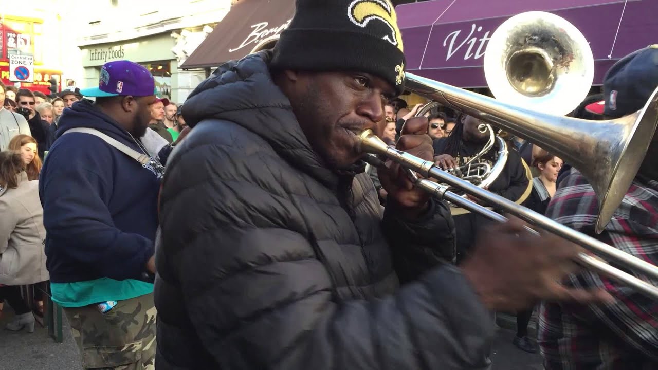Hot 8 Brass Band - impromptu North Laines gig