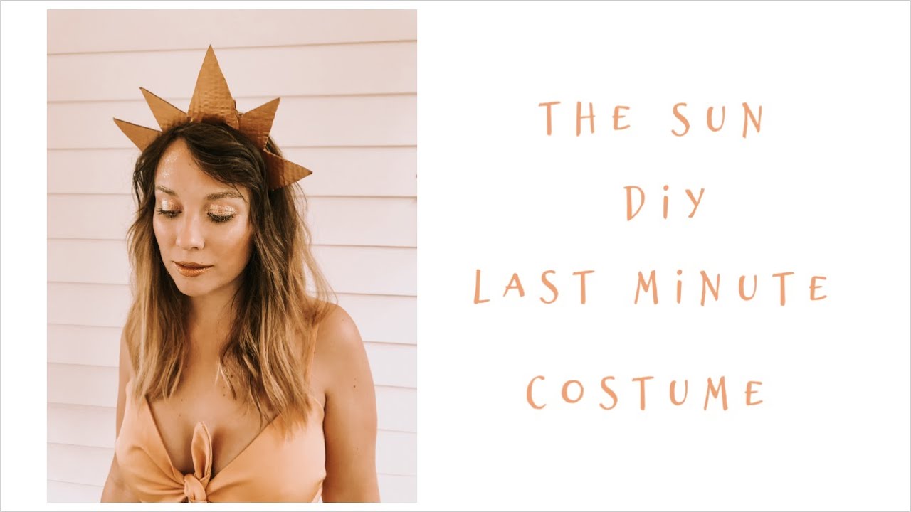 Sun Costume🌞Last Minute Halloween DIY