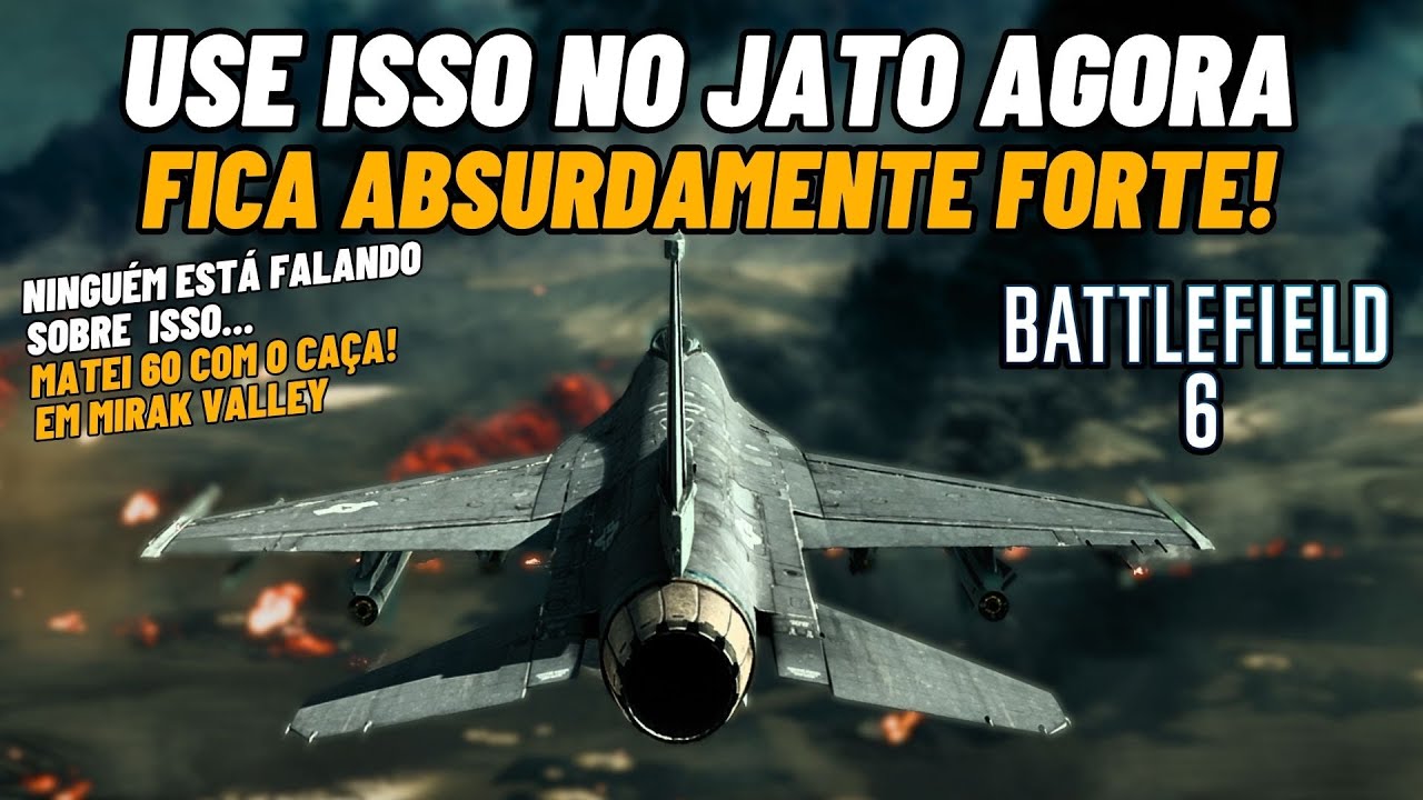 ⚡ Battlefield 6 - Descobri a Configuração MAIS FORTE do Jato!🔥