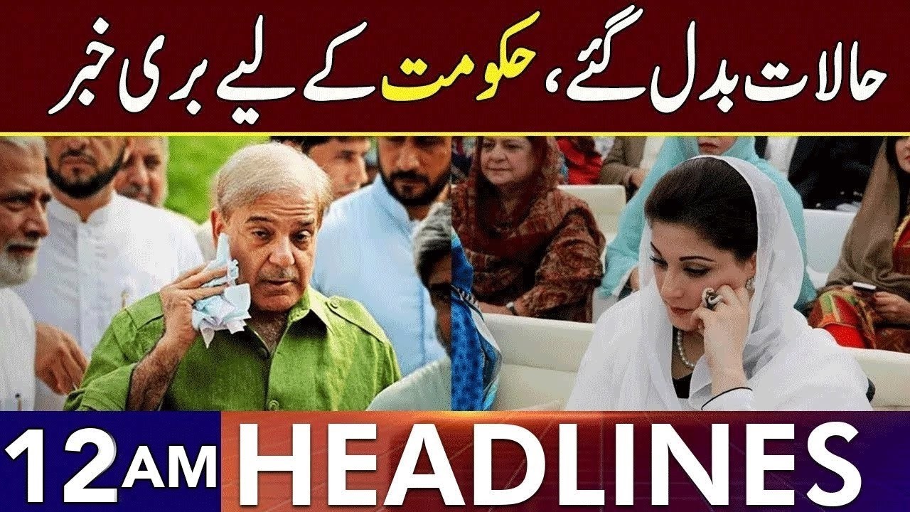 Big Bad News For PML-N Govt | Headlines 12 AM | 24 Feb 2025 | Lahore Rang | J201P