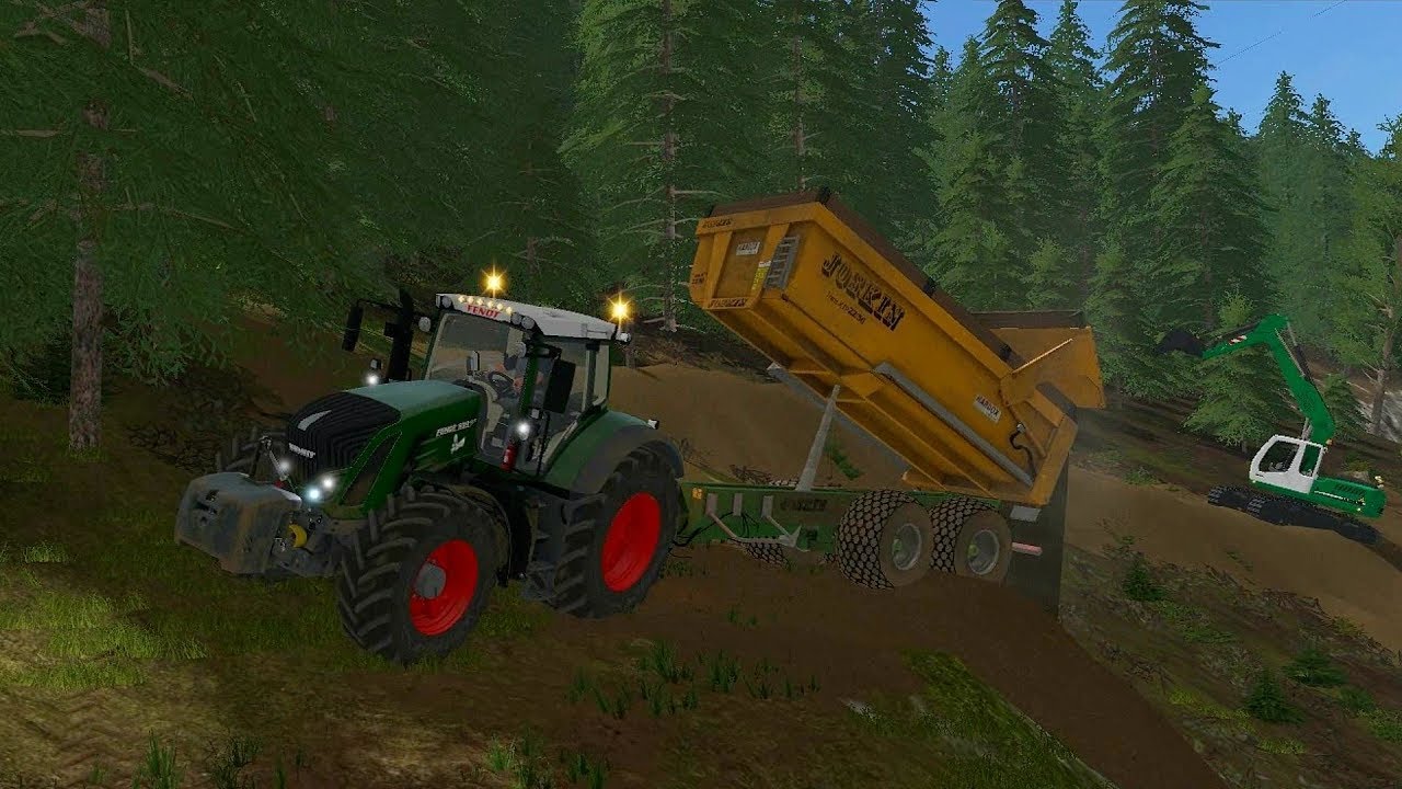 Farming Simulator 17 - Forestry and Farming on The Valley The Old Farm 016